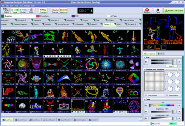 FB4 DMX with QuickShow 3