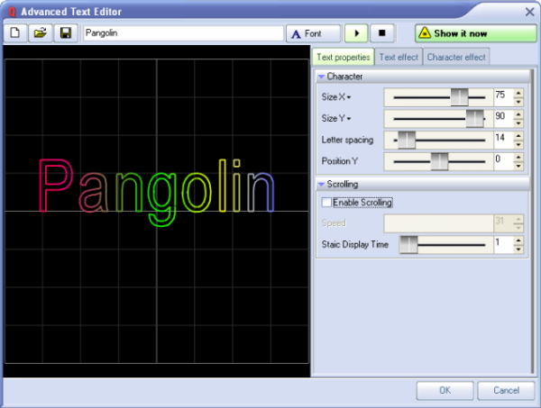 FB4 DMX with QuickShow 4